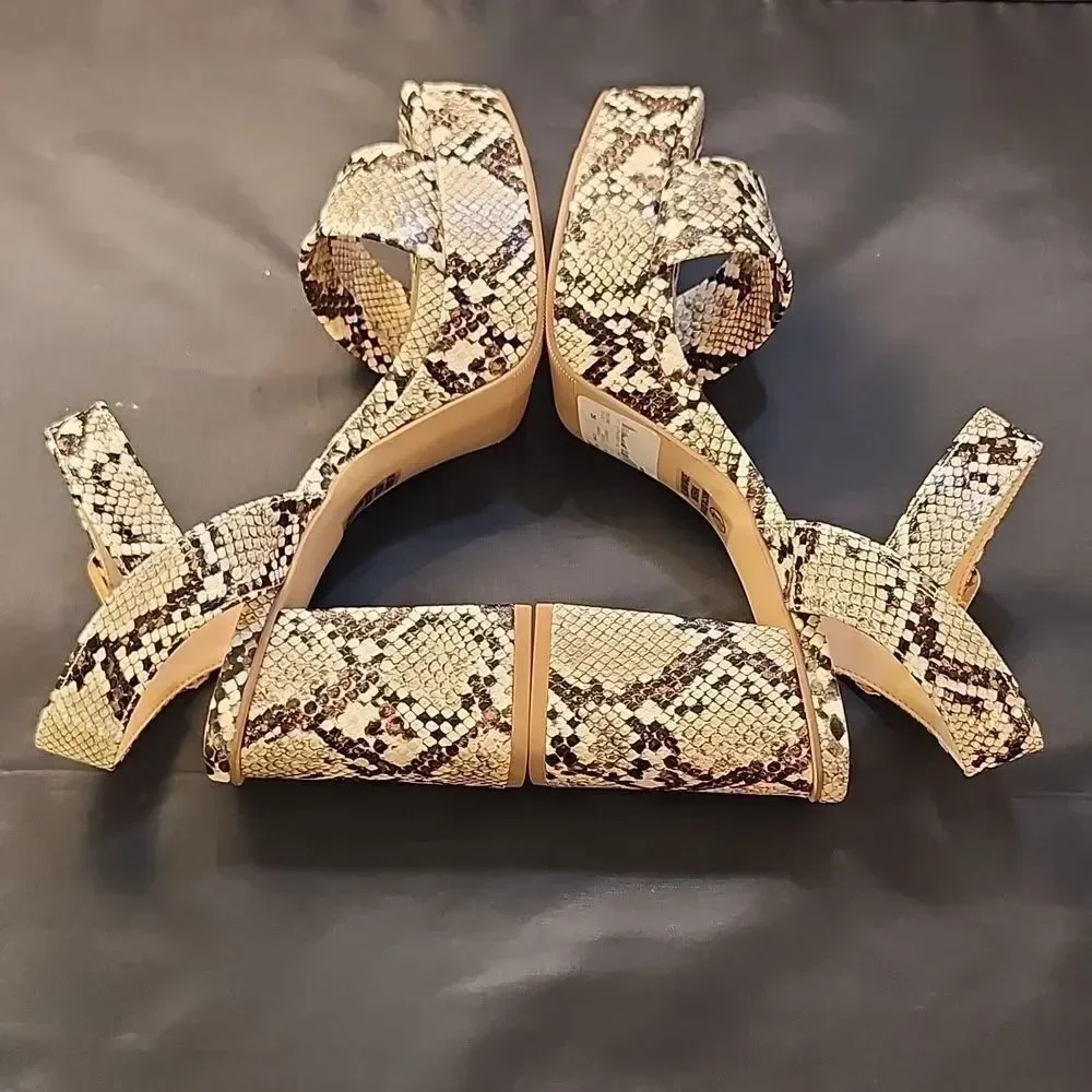 BRAND NEW SODA MACEY PYTON SLADIES WOMEN'S BLOCK HEEL SANDALS G1